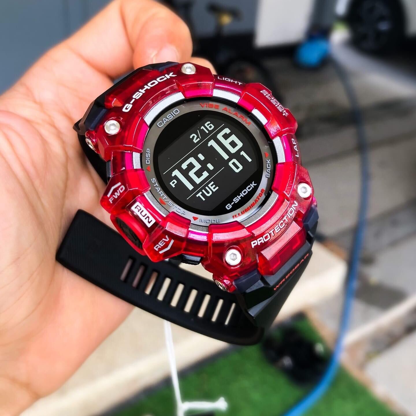 G-SHOCK 電波ソーラー カシオ ビッグフェイス オールブラックモデル G