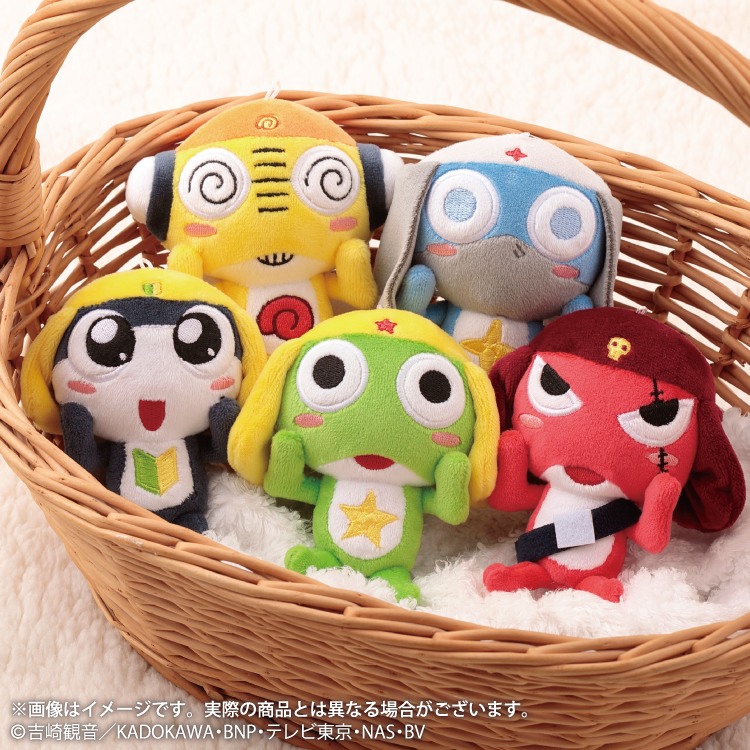 ケロロ軍曹 むにゅぐるみマスコット ほっぺぎゅ〜｜むにゅぐるみ