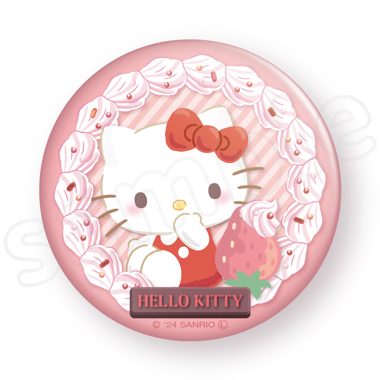 サンリオキャラクターズ スウィートホイップ 缶バッジ｜むにゅぐるみ