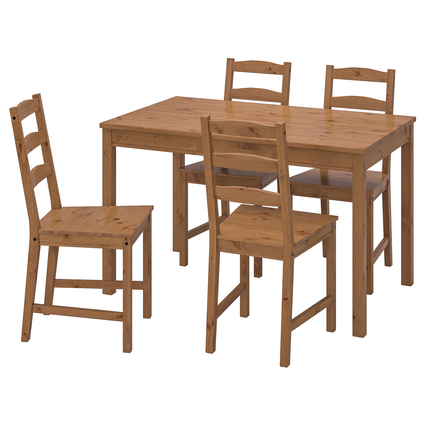 JOKKMOKK table and 4 chairs antique stain - IKEA