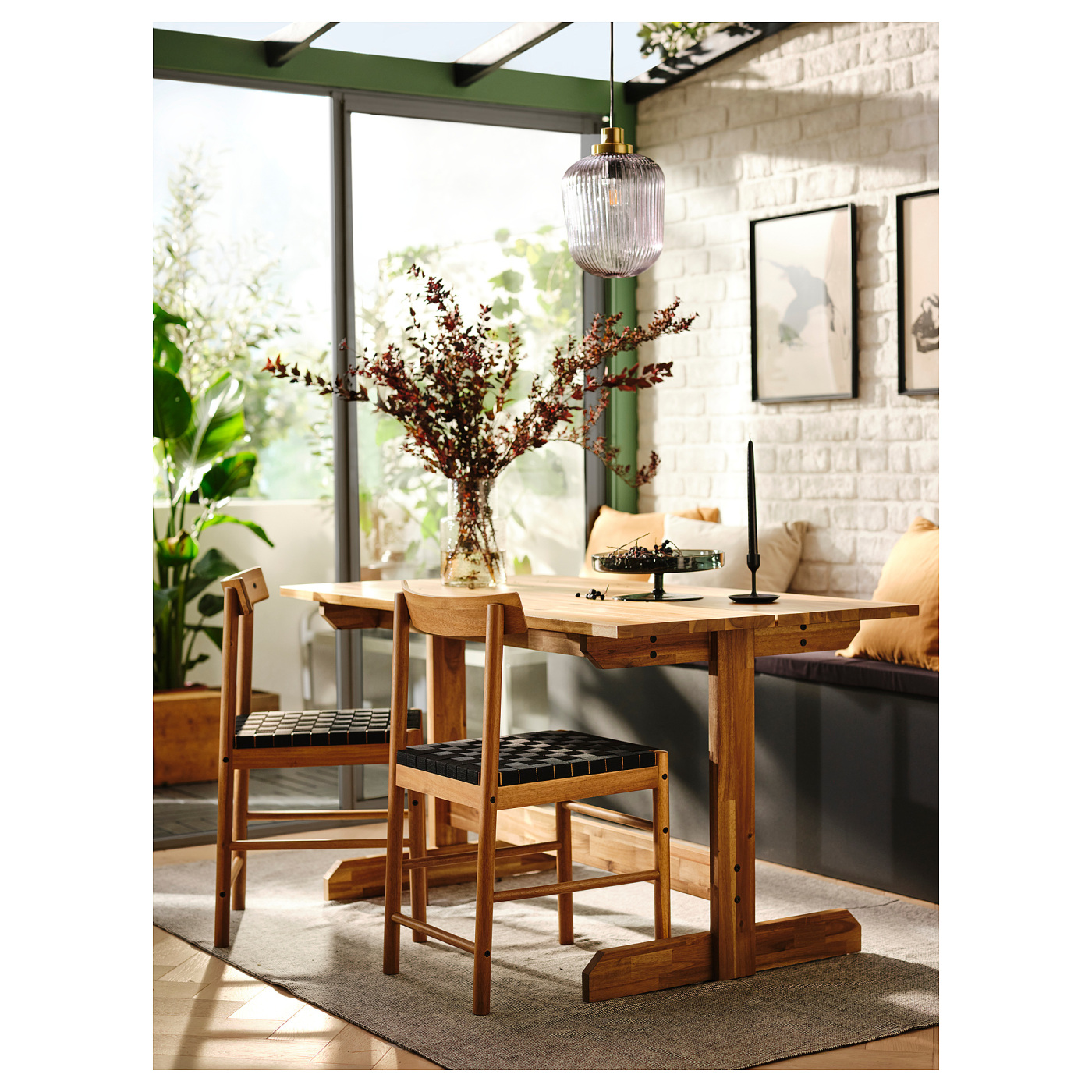 NACKANÄS chair acacia - IKEA