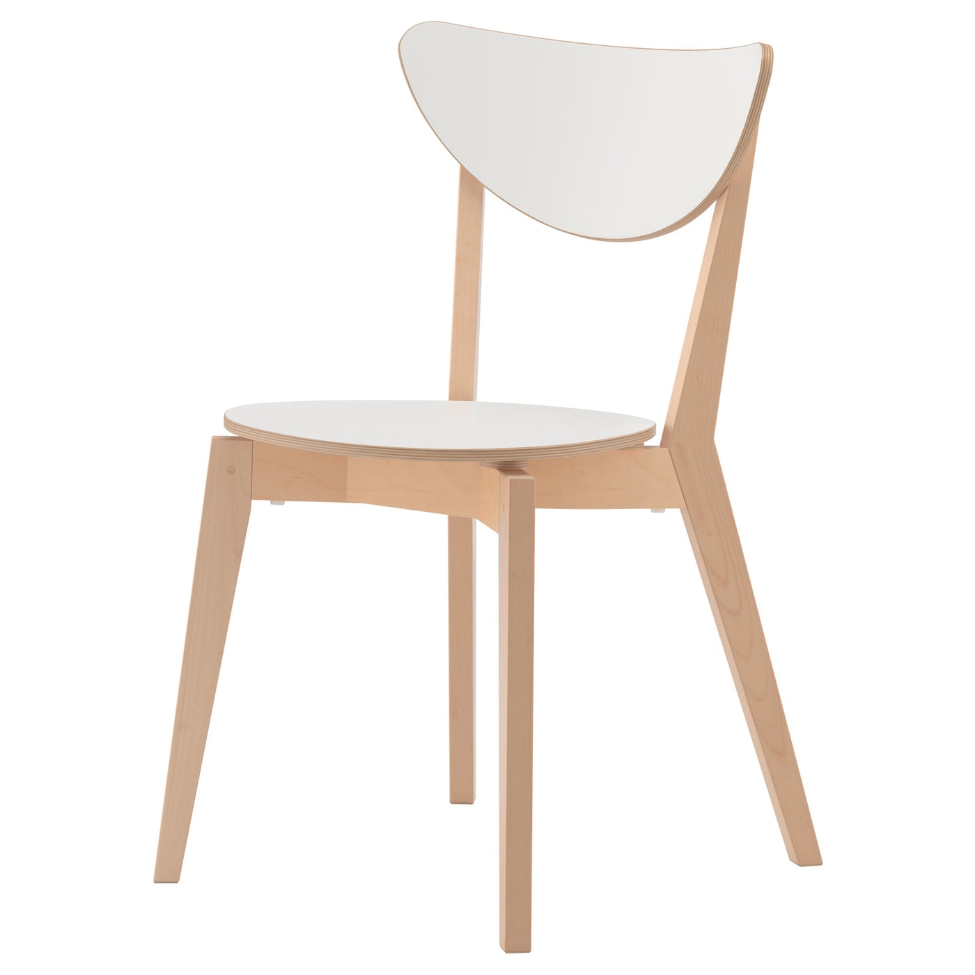 NORDMYRA chair white/birch - IKEA