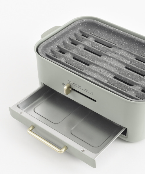 コンパクトグリルホットプレート グレージュの通販 | BRUNO online