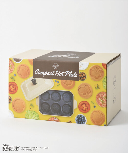 FS】PEANUTSコンパクトホットプレート エクリュの通販 | BRUNO online