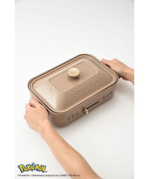 イーブイフレンズコンパクトホットプレート＋セラミックコート鍋セット