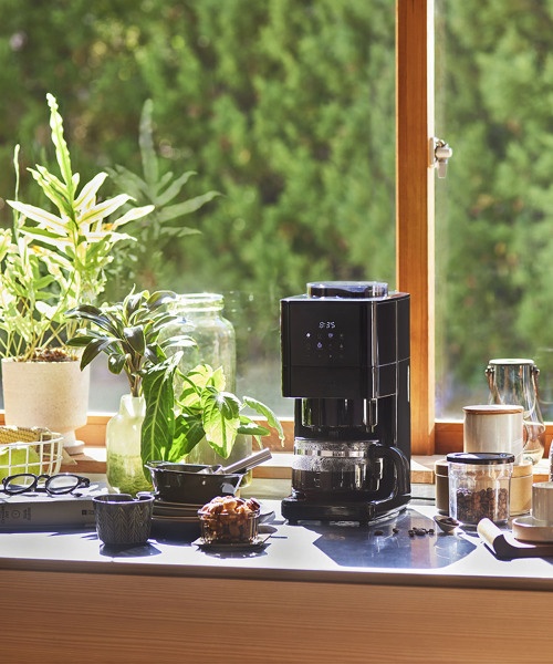 コーン式ミル付き全自動コーヒーメーカー グレージュの通販 | BRUNO online