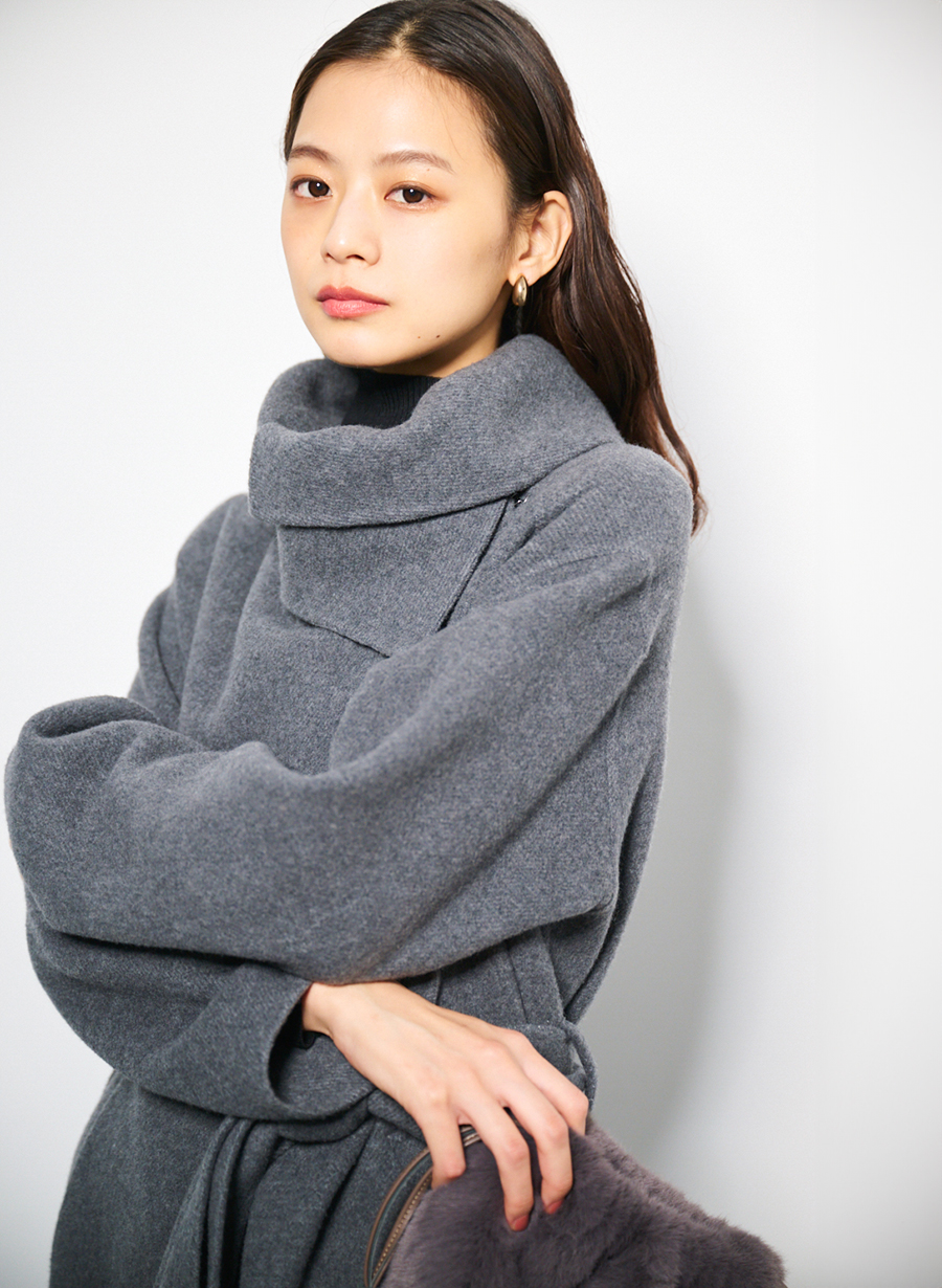 EC限定】super 100's リバービッグカラーコート｜LOUNIE（ルーニィ