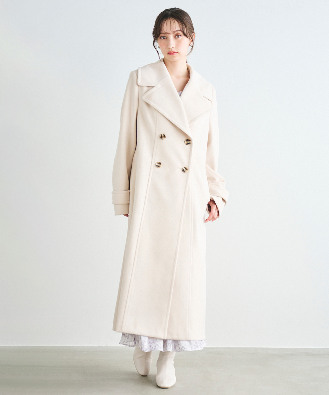 ビッグカラーロングコート｜PETAL ONLINE（ペタルオンライン）