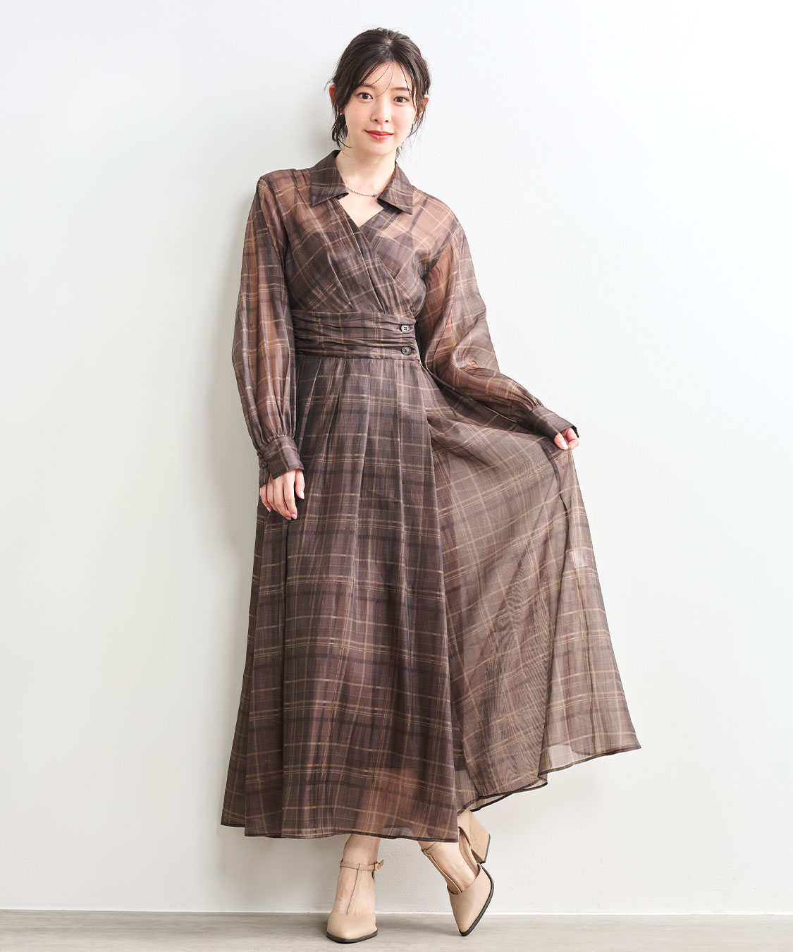 チェックシャツワンピース｜PETAL ONLINE（ペタルオンライン）