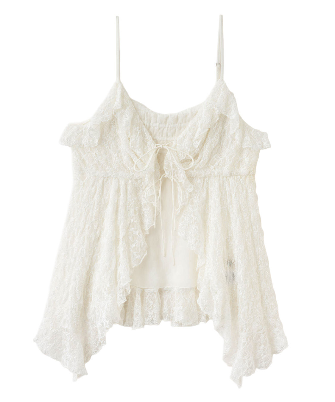 レースラッフルキャミソール｜PETAL ONLINE（ペタルオンライン）