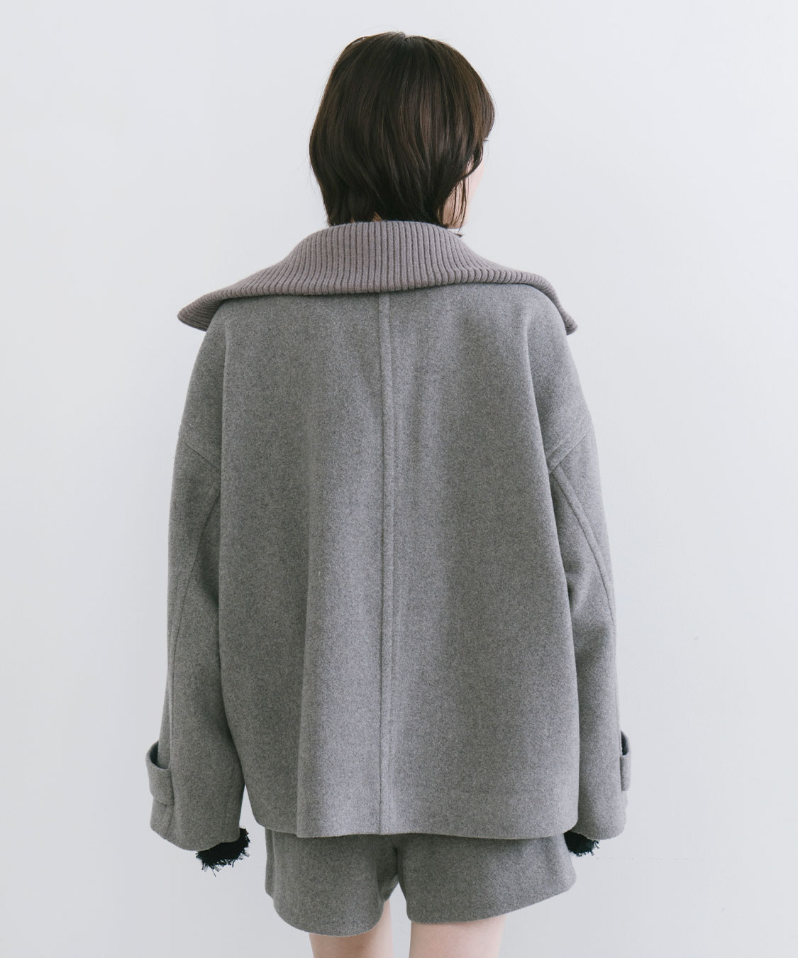 リブカラーウール混コート｜PETAL ONLINE（ペタルオンライン）