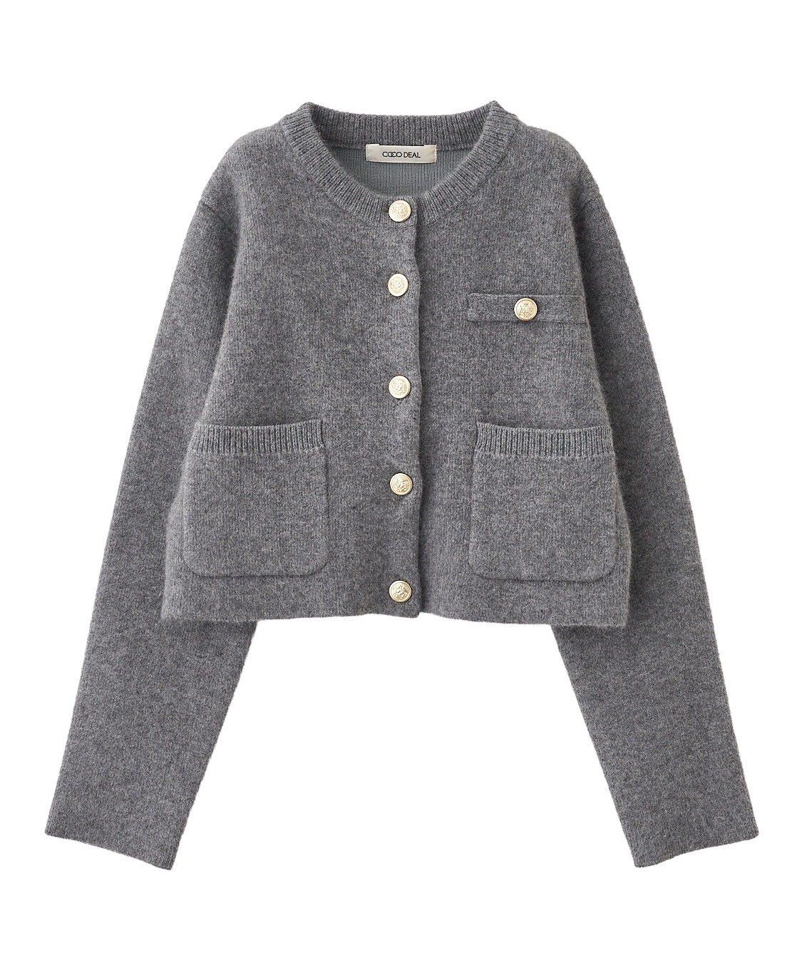 ラクーン混ダブルフェイスニットカーディガン｜PETAL ONLINE（ペタル