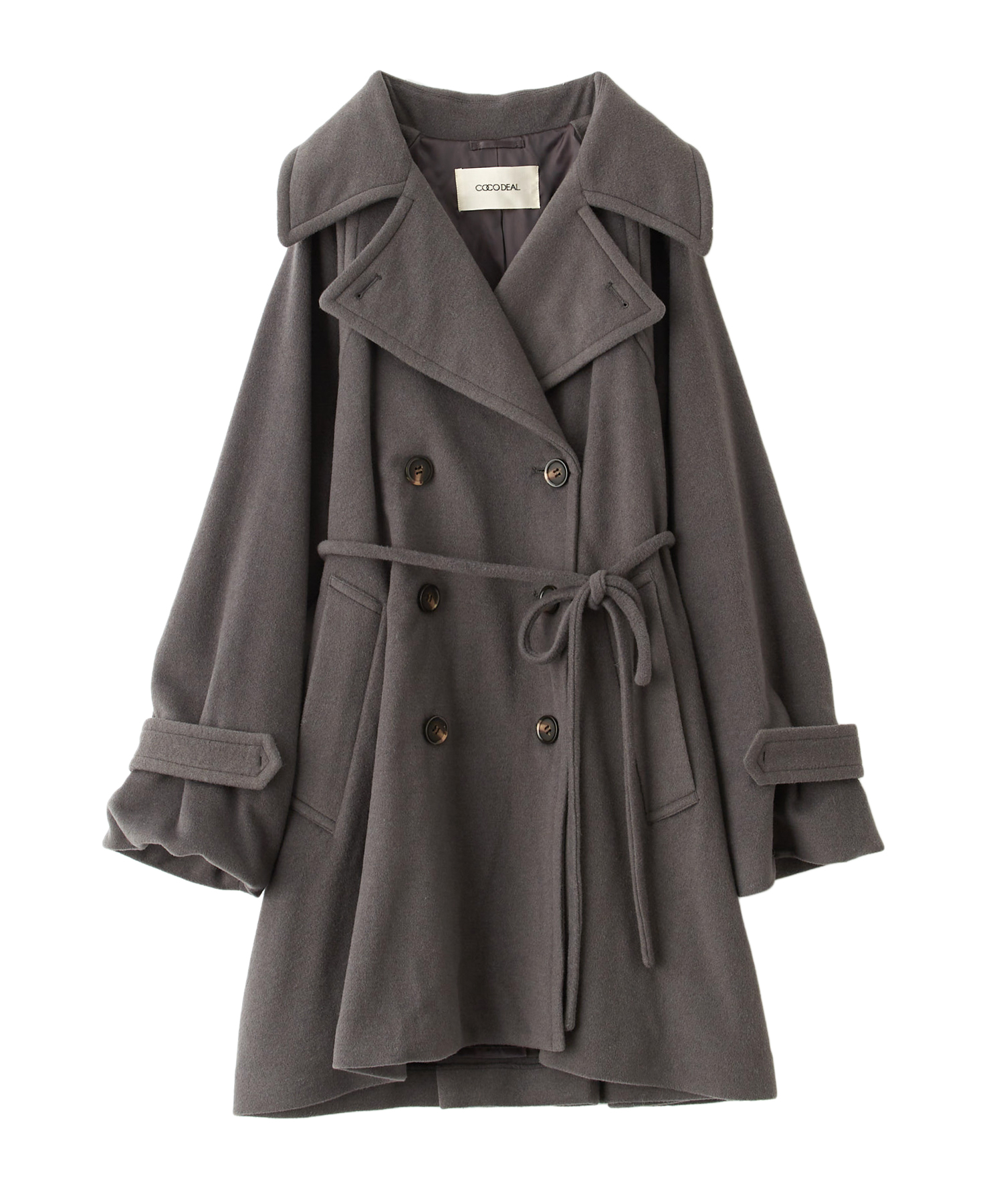 ミドル丈ウールトレンチコート｜PETAL ONLINE（ペタルオンライン）