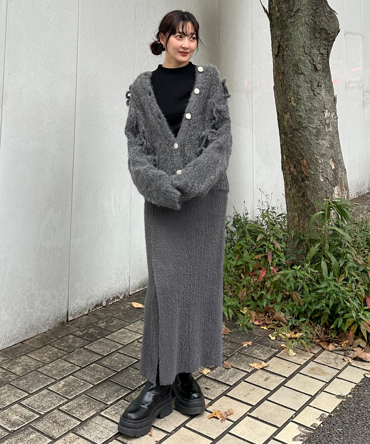 リボンケーブルニットカーディガン｜PETAL ONLINE（ペタルオンライン）