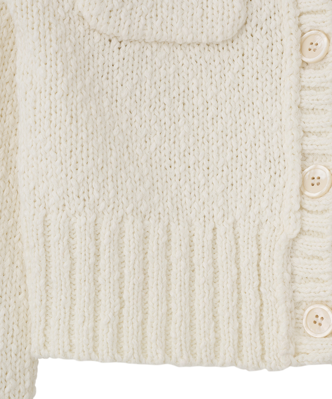 ポケットディティールコンパクトニットカーディガン｜PETAL ONLINE