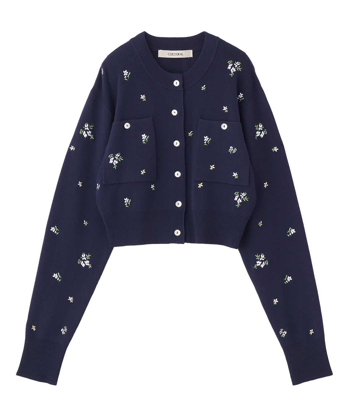 小花/ハート刺繍ニットカーディガン｜PETAL ONLINE（ペタルオンライン）