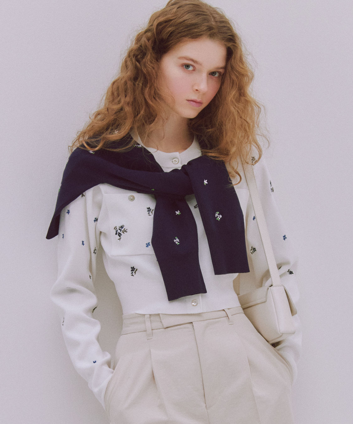 小花/ハート刺繍ニットカーディガン｜PETAL ONLINE（ペタルオンライン）