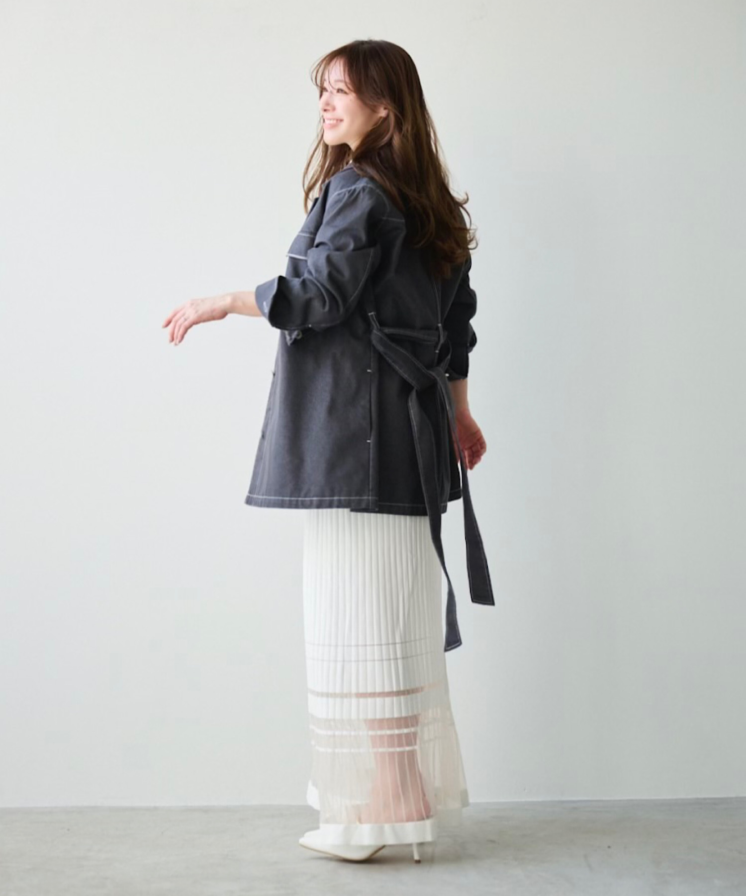 ウエストシェイプシャツジャケット｜PETAL ONLINE（ペタルオンライン）