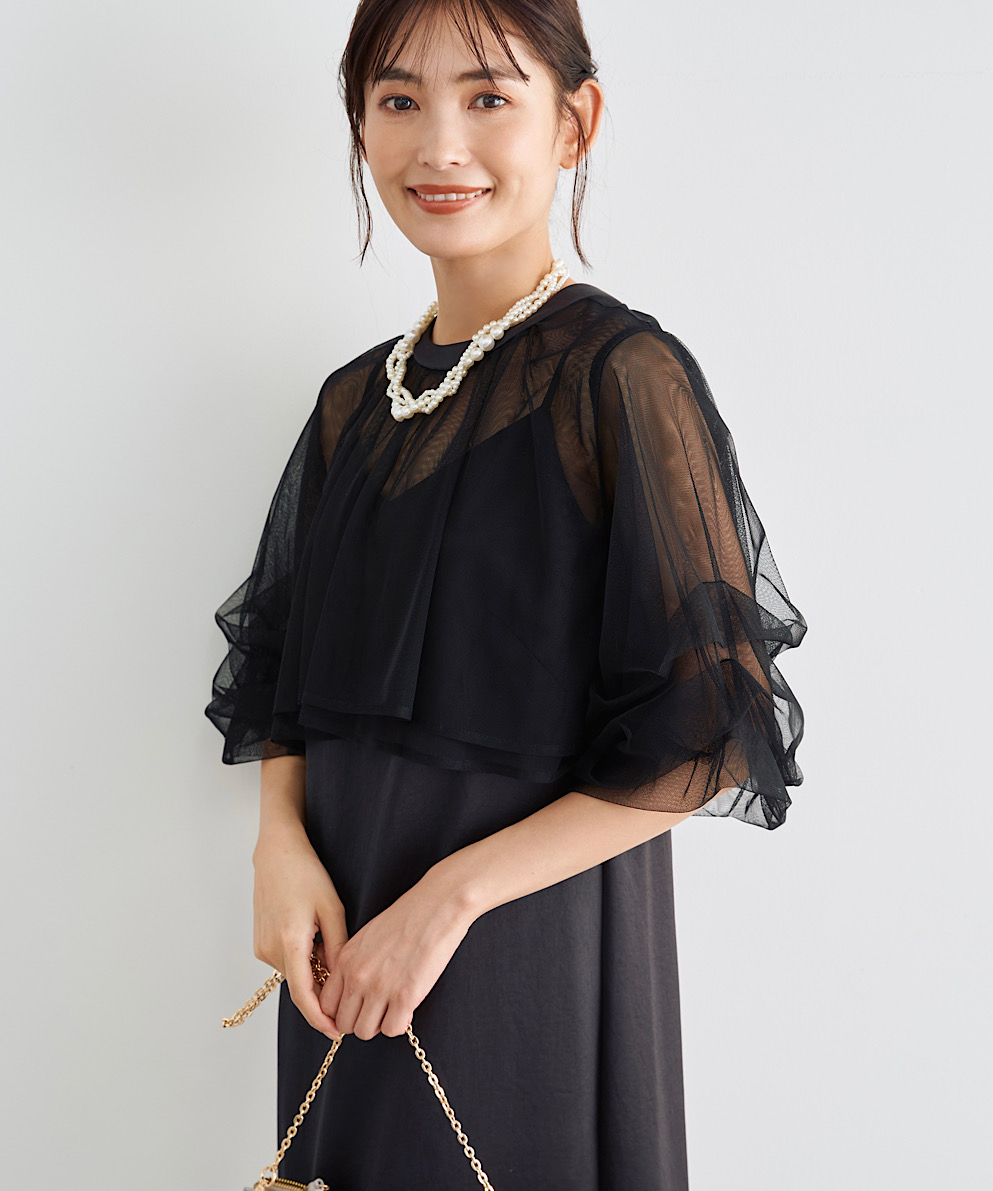 キャミワンピース＆チュールブラウスセット｜Stola.（ストラ）公式通販