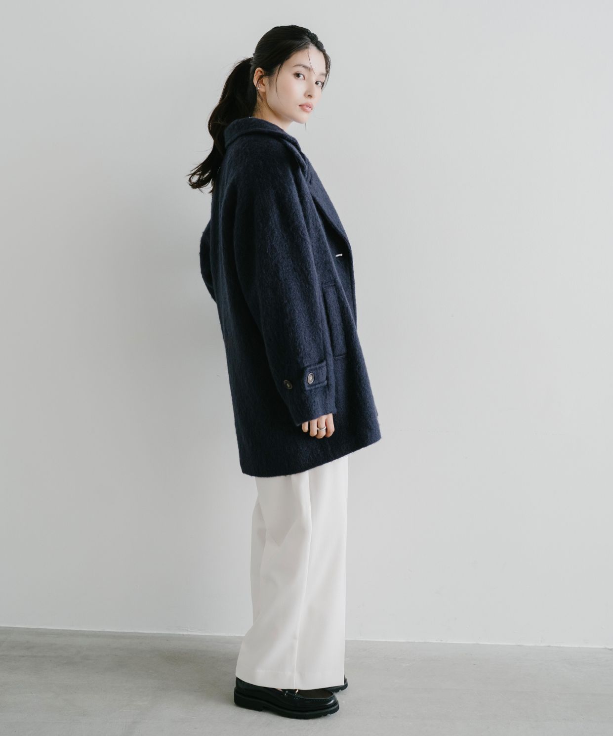 シャギーラペルコート｜Stola.（ストラ）公式通販サイト