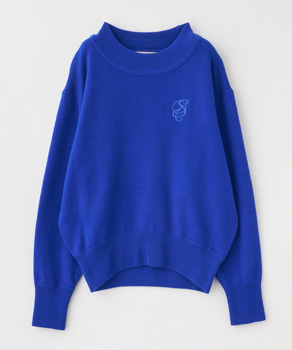 ロゴ入りスウェットライクニットプルオーバー｜Stola.（ストラ）公式