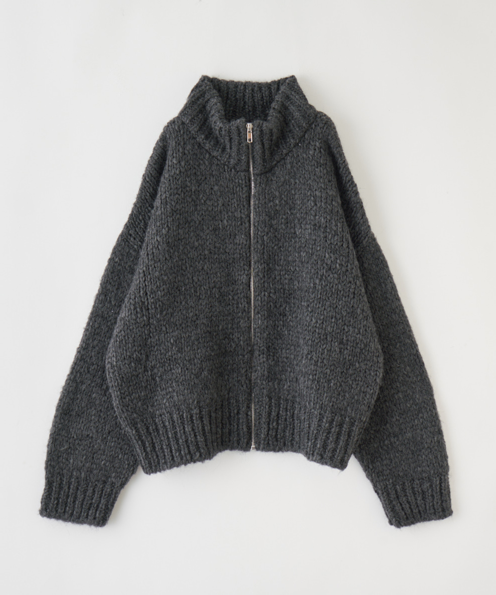 ジップアップニットカーディガン｜Stola.（ストラ）公式通販サイト