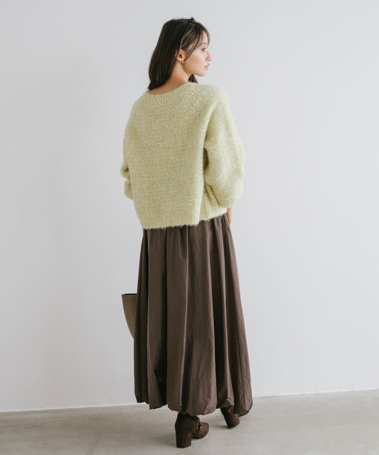 キラキラフェザーニットカーディガン｜Stola.（ストラ）公式通販サイト