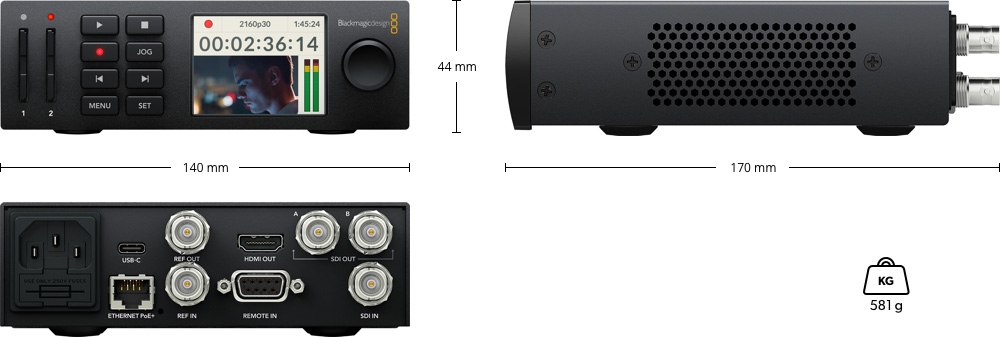 生産完了】BlackmagicDesign HYPERD/STM HyperDeck Studio Mini - 業務