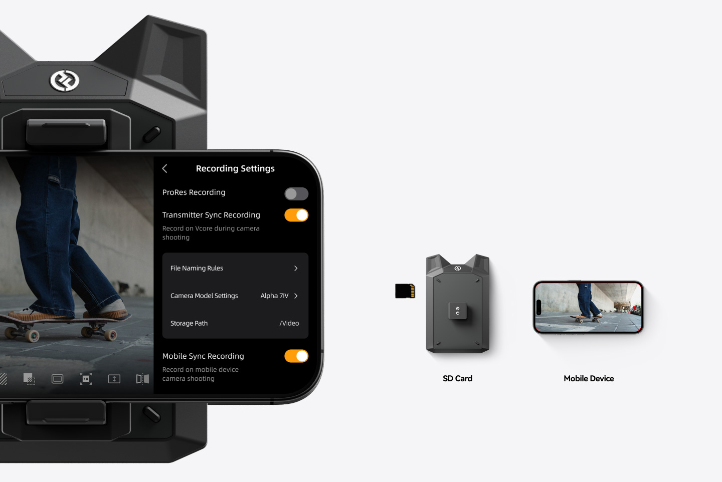 Hollyland スマートフォン・タブレット用ワイヤレス映像伝送システム
