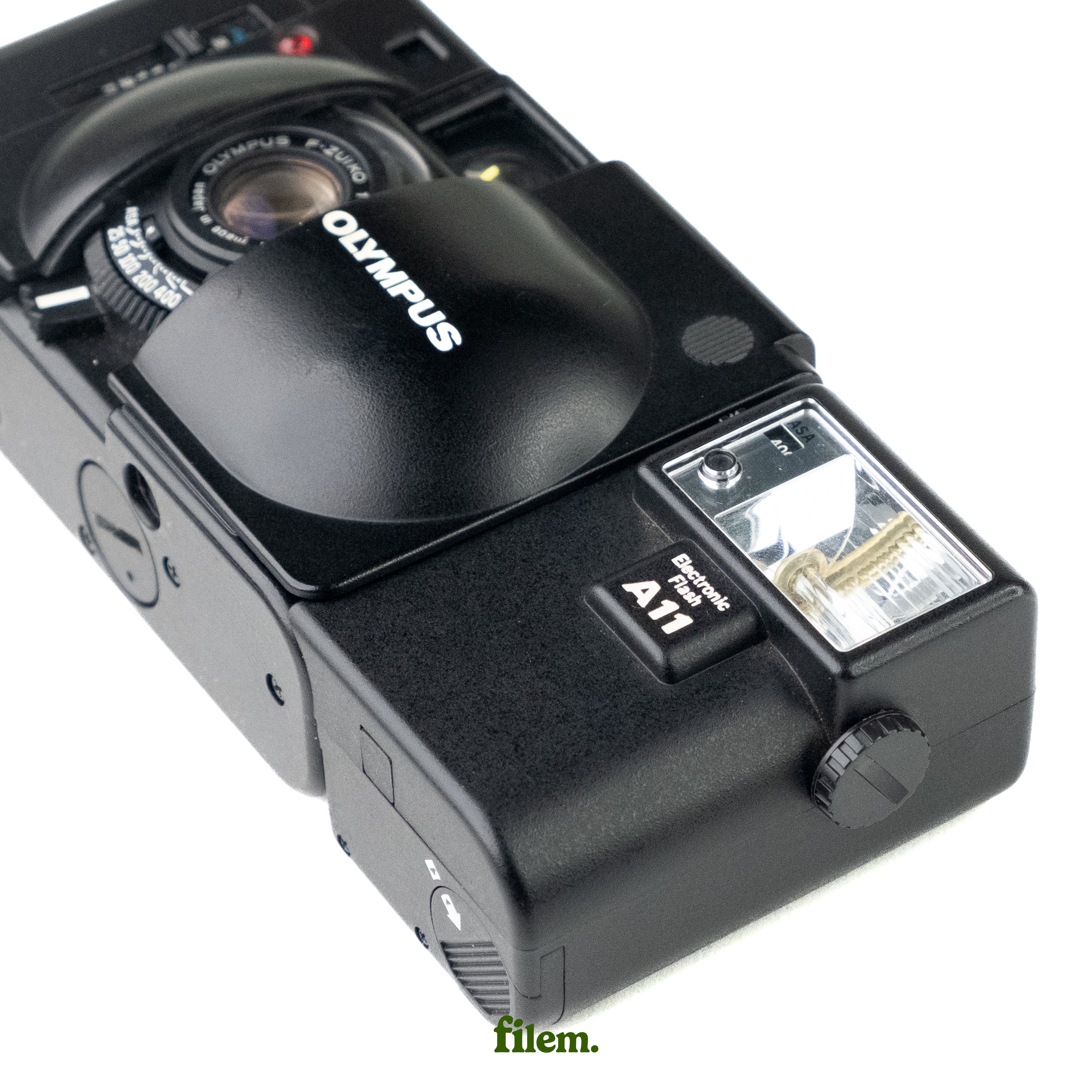 Olympus XA with A-11 Flash – filem.sg