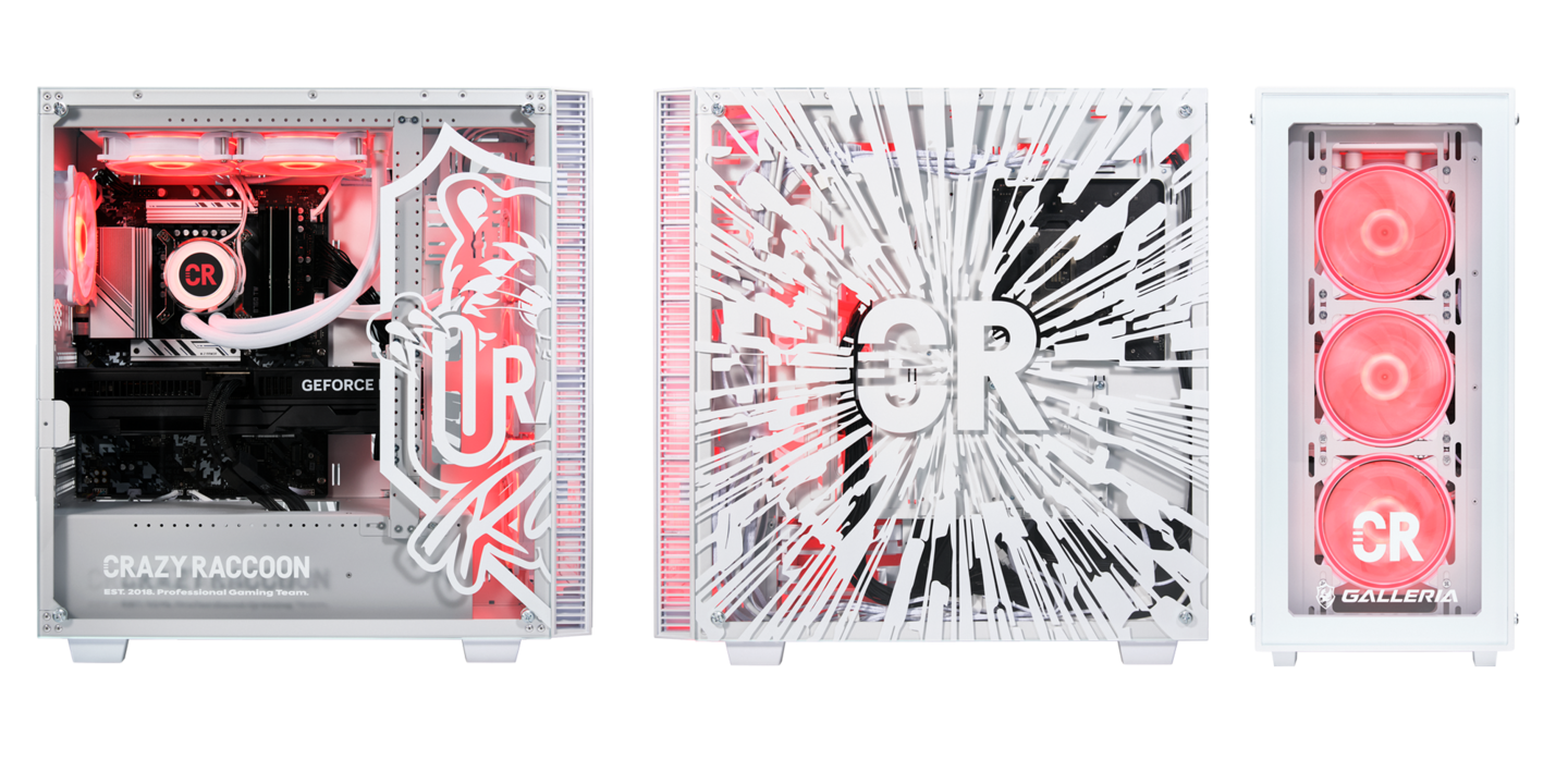 GALLERIA】『Crazy Raccoon コラボモデル』がホワイトカラーに