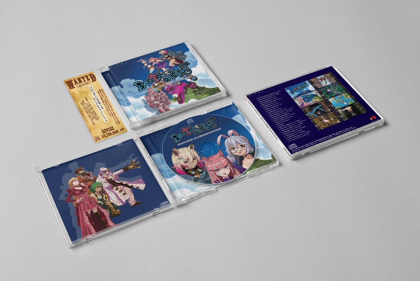 バウンティシスターズ オリジナルサウンドトラック』予約受付開始