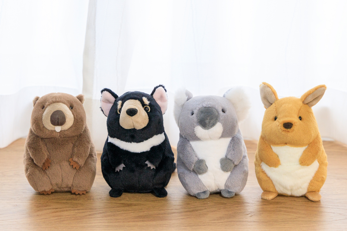 人気の「ぽちゃぬいぐるみ」シリーズからオーストラリアを代表する