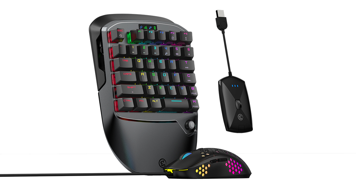 株式会社SAC ゲーム機向け無線キーボードと有線マウスセット「GameSir