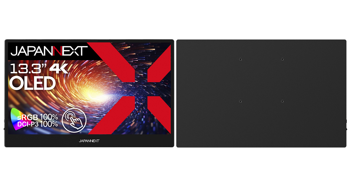 JAPANNEXTが13.3インチ 有機ELパネル搭載 タッチ対応の4Kモバイル