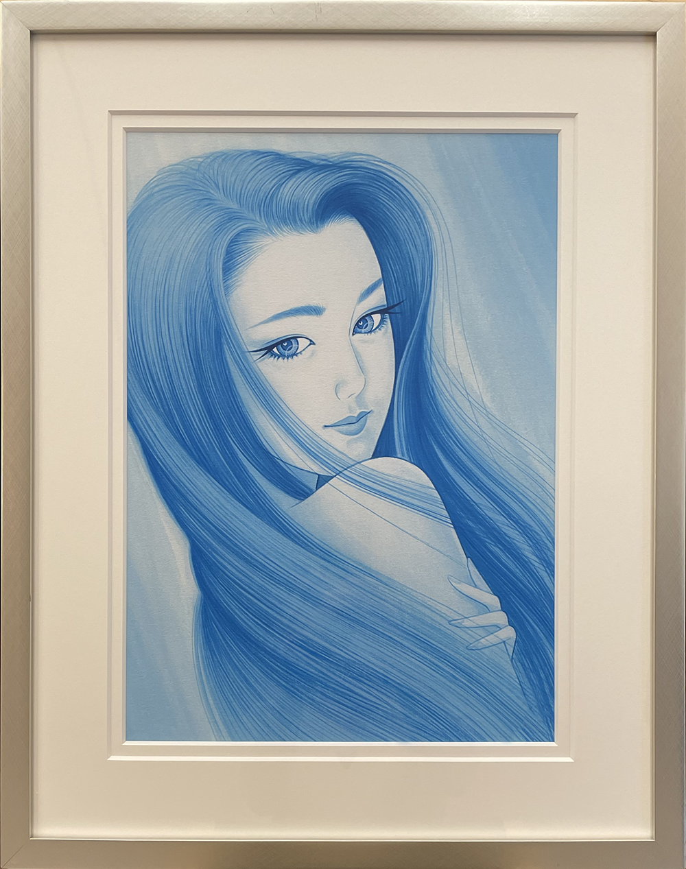 青に包まれて wrapped in blue | 鶴田一郎アートストア ICHIRO TSURUTA