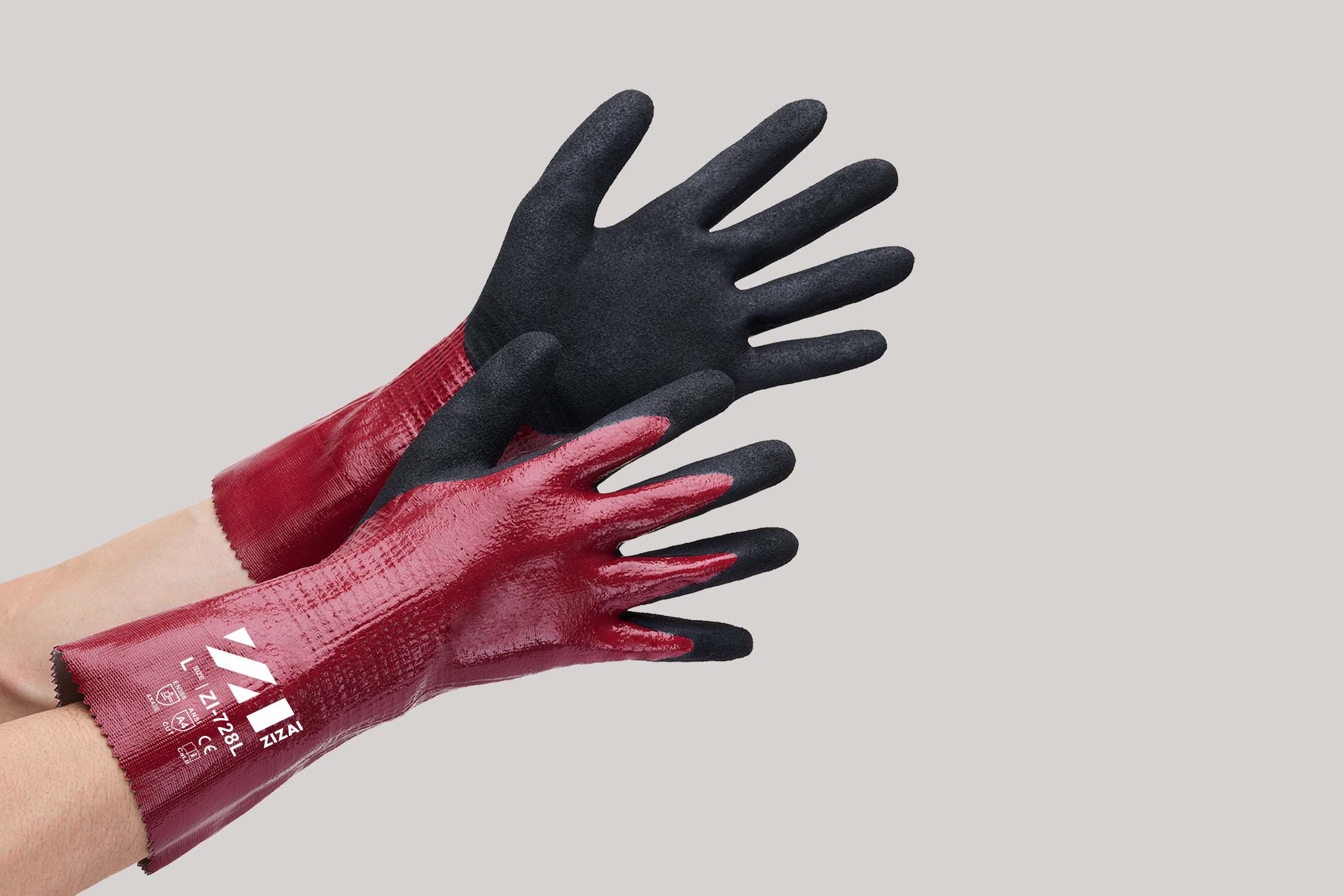 ニトリルフルコート耐切創手袋 ZIZAI ZI-728L | 耐切創手袋・作業用