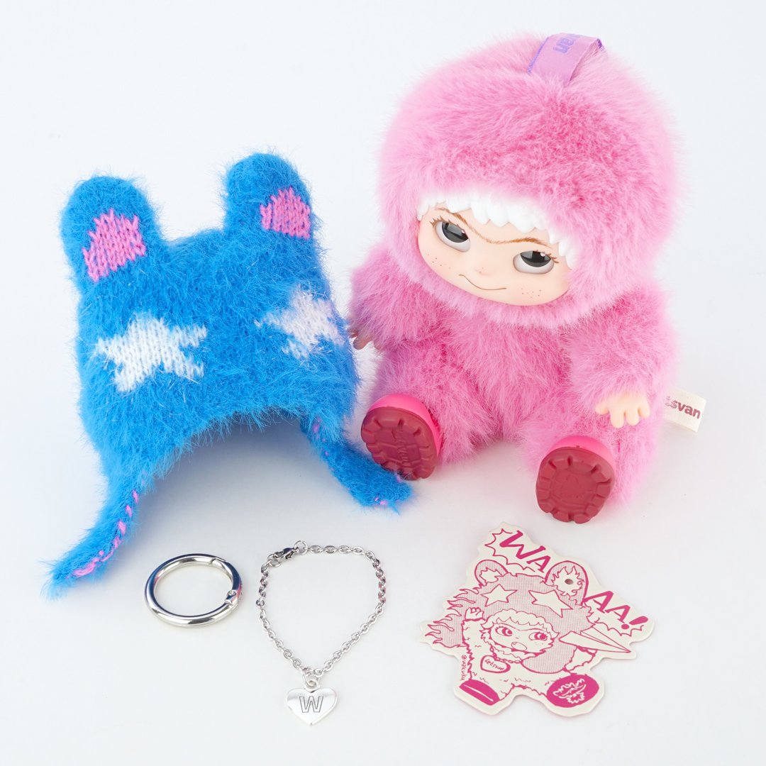 ワクク（WAKUKU）FUZZY TRENDY FUN PARTY | バラ 1パック| ハシー