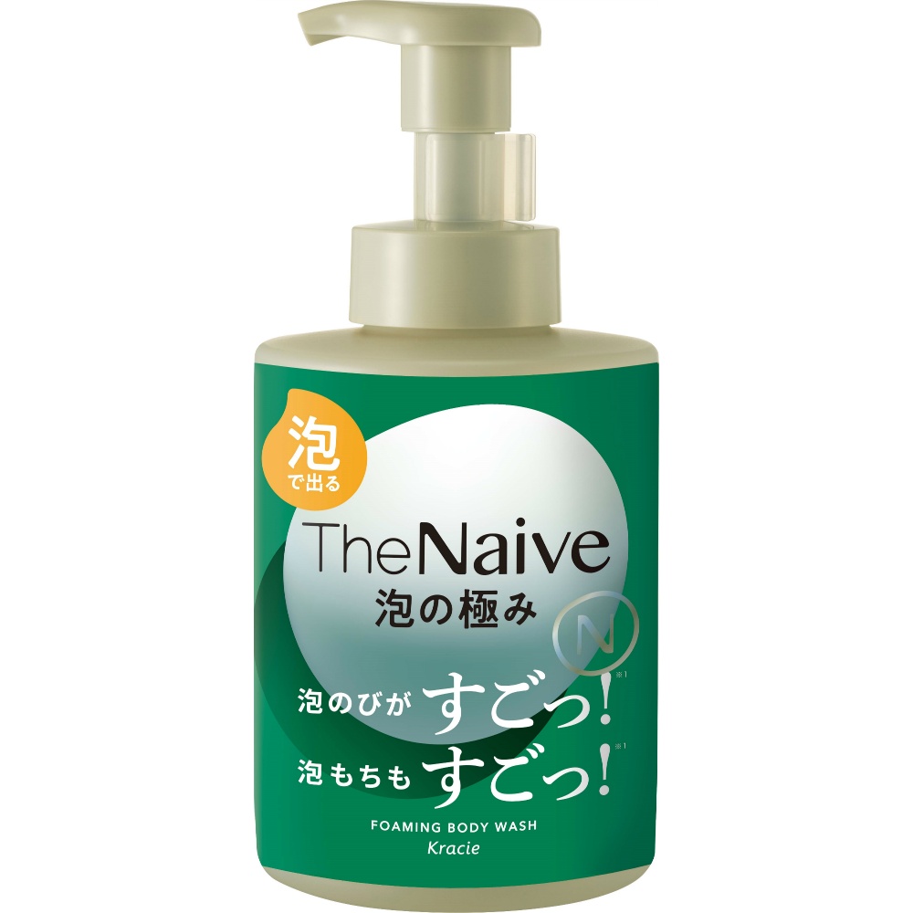 ナイーブ TheNaive 泡の極み 液体で出るボディーソープ 詰替用10袋