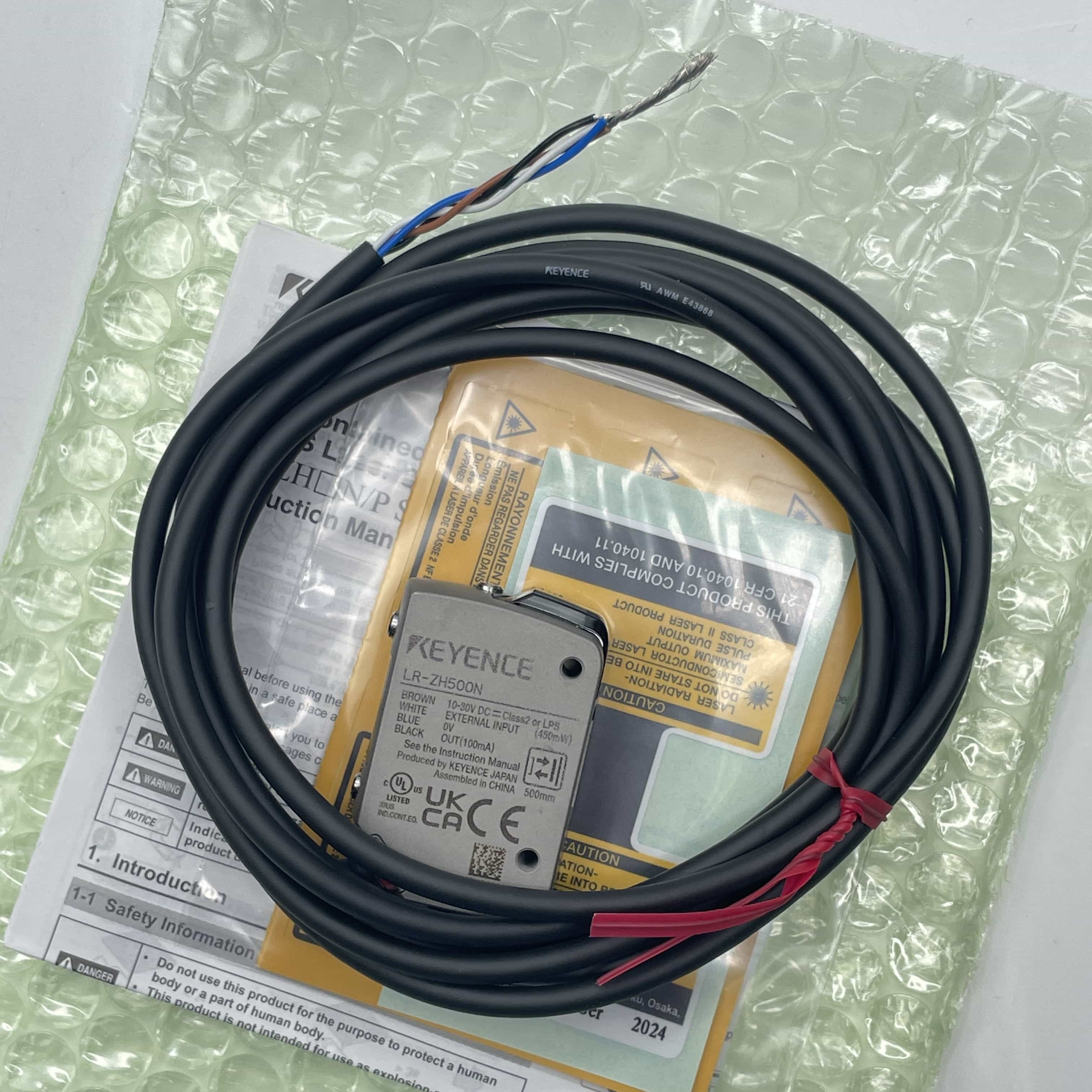 LR-ZH500N 2024年製 LR-Zシリーズ アンプ内蔵型CMOSレーザセンサ