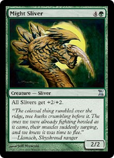 増力スリヴァー/Might Sliver》[TSP] 緑U | 日本最大級 MTG通販サイト