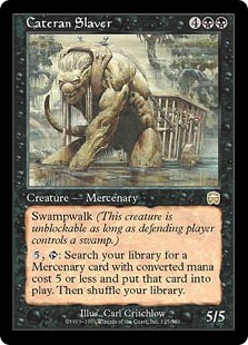カテラン組合の奴隷商人/Cateran Slaver》[MMQ] 黒R | 日本最大級 MTG