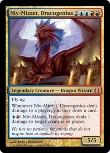 竜英傑、ニヴ＝ミゼット/Niv-Mizzet, Dracogenius》[RTR] 金R | 日本