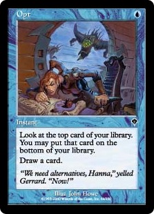 選択/Opt》[INV] 青C | 日本最大級 MTG通販サイト「晴れる屋」
