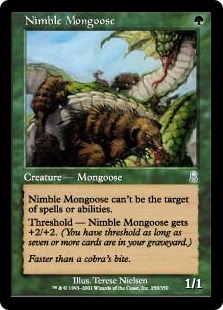 敏捷なマングース/Nimble Mongoose》[ODY] 緑U | 日本最大級 MTG通販