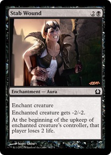 Foil】《刺し傷/Stab Wound》[RTR] 黒C | 日本最大級 MTG通販サイト
