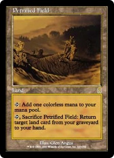Foil】《石化した原野/Petrified Field》[ODY] 土地R | 日本最大級 MTG