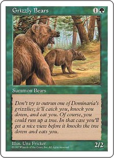 灰色熊/Grizzly Bears》[5ED] 緑C | 日本最大級 MTG通販サイト「晴れる屋」