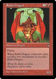 Foil】《ラースのドラゴン/Rathi Dragon》[9ED] 赤R | 日本最大級 MTG