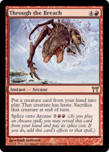 Foil】《裂け目の突破/Through the Breach》[CHK] 赤R | 日本最大級